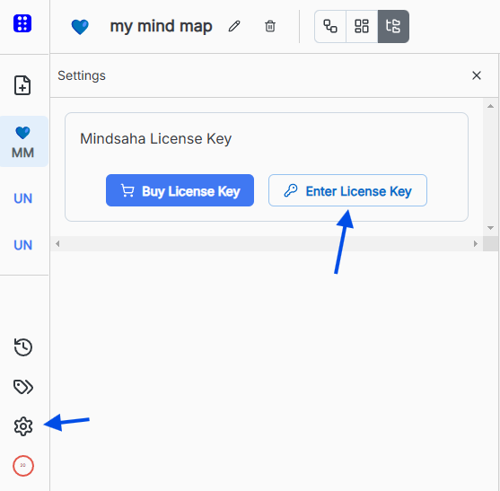 License Key Settings